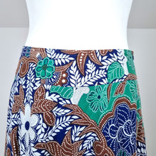 Load image into Gallery viewer, East Skirt A Line Floral Print Multicoloured Knee Cotton Lined Batik Boho 14
