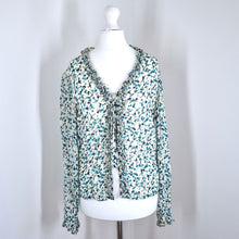 Load image into Gallery viewer, East Blouse Floral Print Chiffon Long Sleeves Ruffles Frills Ditsy Top Boho 10
