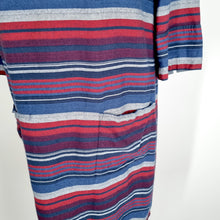 Load image into Gallery viewer, Seasalt Cornwall Dress Striped Folly Cove Tunic Shift Blue Red Pockets Cotton 12
