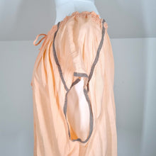 Load image into Gallery viewer, Free People Blouse Peasant Smock Oversized Peach We the Free  Top Tunic XS S M
