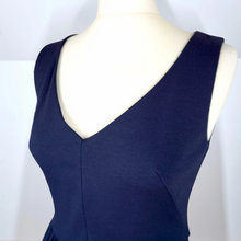 Load image into Gallery viewer, Boden Dress Occasion Navy Blue Cocktail A Line Sleeveless Knee Length Stretch 10
