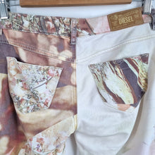 Load image into Gallery viewer, Diesel Jeans Livier Super Slim Jeggings Printed Low Waist Pastel Stretch W 26
