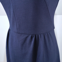 Load image into Gallery viewer, Boden Dress Occasion Navy Blue Cocktail A Line Sleeveless Knee Length Stretch 10
