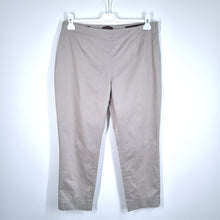 Load image into Gallery viewer, Peserico Trousers Cigarette Pants Beige Cotton Stretch High Rise Work Chinos 16
