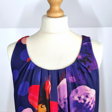 Load image into Gallery viewer, Desigual Dress Floral Print Multicoloured Slip Tank Purple Summer Beach Lined 12
