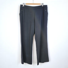 Load image into Gallery viewer, Jaeger Trousers Wide Leg Wool Sailor Black Dress Pants Work Office High Rise 16
