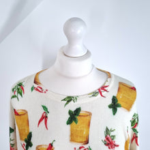 Load image into Gallery viewer, Never Fully Dressed Jumper New Picante Knit Chillies Cream Lightweight Large
