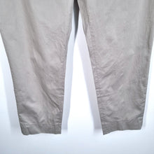 Load image into Gallery viewer, Peserico Trousers Cigarette Pants Beige Cotton Stretch High Rise Work Chinos 16
