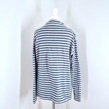 Load image into Gallery viewer, Seasalt Cornwall Top Striped Sweatshirt Long Sleeve Nautical T-shirt Blue 8 10
