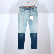 Load image into Gallery viewer, MiH Jeans Skinny Two Tone Low Rise Light Mid Blue The Breathless Stretch 28
