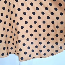 Load image into Gallery viewer, Lindy Bop Dress Retro Occasion A Line Polka Dots Tan Rockabilly 50s Wrap 8
