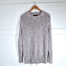 Load image into Gallery viewer, AllSaints Men&#39;s Jumper Linen Blend VLux Crew Neck Neutral Beige Knit Small
