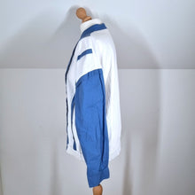 Load image into Gallery viewer, Vintage Intermezzo by Durban Jacket Blue White Bomber Cotton Retro 10 12 14
