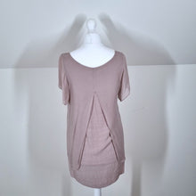 Load image into Gallery viewer, Mint Velvet Blouse Layered Effect Light Brown Top T-shirt Tunic Lagenlook 8
