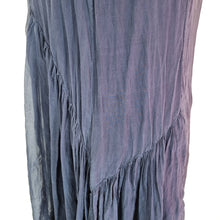 Load image into Gallery viewer, Phase Eight Blouse 100% Silk Navy Blue Tunic Draped Asymmetric Sleeveless Medium
