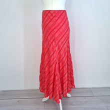 Load image into Gallery viewer, Per Una Maxi Skirt Red M&amp;S Midi Fit &amp; Flare Panelled Plaid Boho Peasant Gipsy 20
