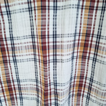 Load image into Gallery viewer, Mantaray Shirt Men&#39;s Checked Plaid 100% Cotton Short Sleeves Lumberjack XL
