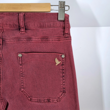 Load image into Gallery viewer, MiH Jeans Red Bonn Super Skinny Pink High Waist Stonewashed Stretch Jegging W28
