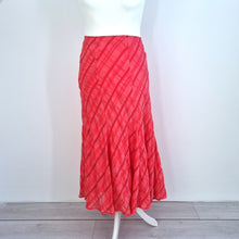 Load image into Gallery viewer, Per Una Maxi Skirt Red M&amp;S Midi Fit &amp; Flare Panelled Plaid Boho Peasant Gipsy 20
