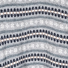 Load image into Gallery viewer, Marks &amp; Spencer Jumper Fair Isle Men&#39;s Pure New Wool Knit Nordic Grey Medium
