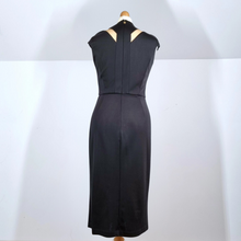 Load image into Gallery viewer, Roberto Cavalli Dress Bodycon Just Cavalli Midi Cutout Studded Black Occasion 12
