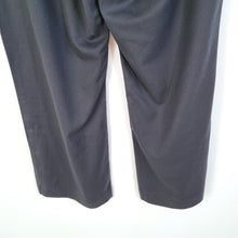 Load image into Gallery viewer, Jaeger Trousers Wide Leg Wool Sailor Black Dress Pants Work Office High Rise 16
