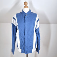 Load image into Gallery viewer, Vintage Intermezzo by Durban Jacket Blue White Bomber Cotton Retro 10 12 14
