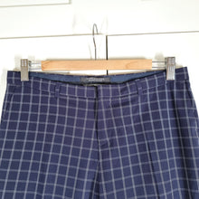 Load image into Gallery viewer, Maison Scotch &amp; Soda Cigarette Trousers Navy Check Slim Tailored Size 1 UK 8
