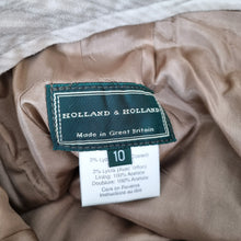 Load image into Gallery viewer, Vintage Holland &amp; Holland Suit Women&#39;s Culottes Bloomer Tweed Khaki Wool 10
