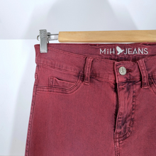 Load image into Gallery viewer, MiH Jeans Red Bonn Super Skinny Pink High Waist Stonewashed Stretch Jegging W28
