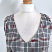 Load image into Gallery viewer, Hush Cami Top Tartan Tank Vest Check Plaid Sleeveless Grey Layered V Neck 10
