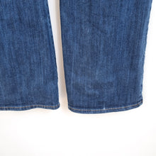 Load image into Gallery viewer, Run &amp; Fly Jeans Flared Bellbottom Blue Mid Rise Retro Front Pockets Wide Leg 14
