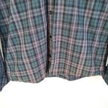 Load image into Gallery viewer, Carhartt Men&#39;s Check Shirt Slim Fit Plaid Dennis Grey Green 100% Cotton XL
