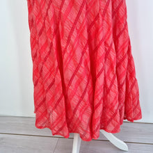 Load image into Gallery viewer, Per Una Maxi Skirt Red M&amp;S Midi Fit &amp; Flare Panelled Plaid Boho Peasant Gipsy 20
