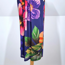 Load image into Gallery viewer, Desigual Dress Floral Print Multicoloured Slip Tank Purple Summer Beach Lined 12
