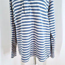 Load image into Gallery viewer, Seasalt Cornwall Top Striped Sweatshirt Long Sleeve Nautical T-shirt Blue 8 10
