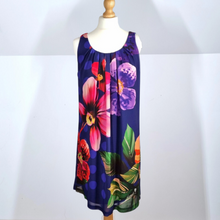 Load image into Gallery viewer, Desigual Dress Floral Print Multicoloured Slip Tank Purple Summer Beach Lined 12
