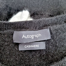 Load image into Gallery viewer, Marks &amp; Spencer Pure Cashmere Jumper Polka Dots Black White Sweater Autograph 12
